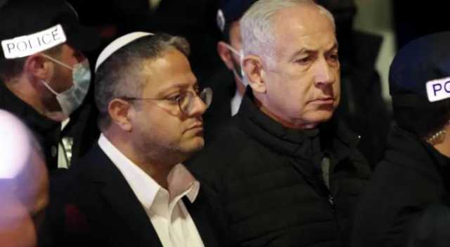 بن غفير يهاجم نتنياهو ويتهمه بالتراجع عن “حرب تدمير حماس”