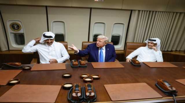 ترامب يلتقي أمير قطر ورئيس الوزراء في قاعدة العديد الجوية