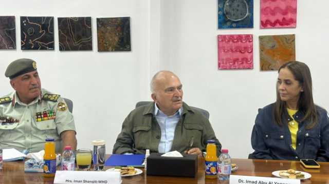 الأمير الحسن يزور مستشفى “أطباء بلا حدود”