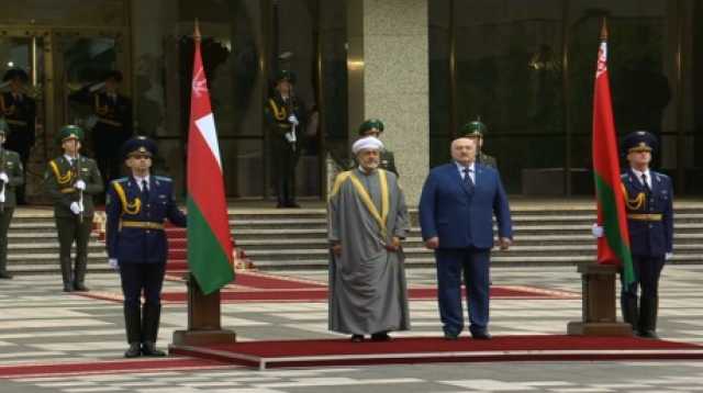 الرئيس البيلاروسي يستقبل سلطان عمان هيثم بن طارق