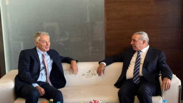 الشيخ وبلير يبحثان اليوم التالي بعد الحرب