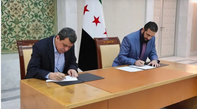 اتفاق بين قسد والحكومة السورية على وقف شامل لإطلاق النار