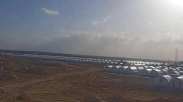 نقل الغزيين إلى سوريا .. صورة لخيم في ريف حلب تثير جدلاً