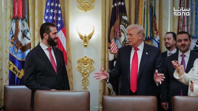 ترامب عن لقائه مع الشرع: أنا على وفاق معه