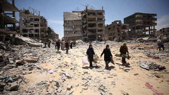 حكومة غزة: الاحتلال استخدم سياسة الأرض المحروقة في مخيم جباليا