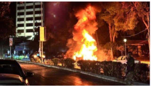 انفجار في محيط منطقة المزة غربي دمشق
