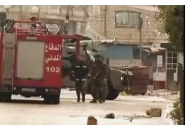 بالفيديو : لحظة إصابة جندي من قوات الإحتلال برصاص المقاومة في قدمه في اشتباكات جنين.