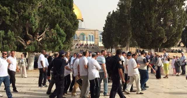 مستوطنون يقتحمون المسجد الأقصى