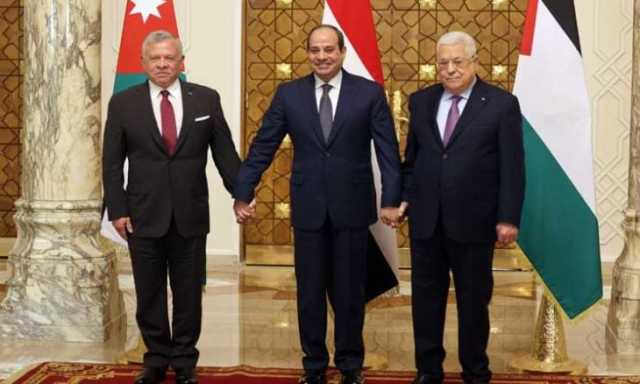 مصر : نقف كتفاً بكتف مع الأردن ضد المحاولات اليائسة لتصفية القضية الفلسطينية