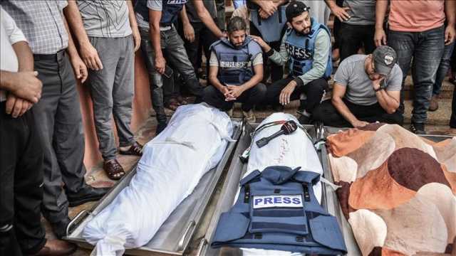 استشهاد 86 صحفياً في قطاع غزة منذ بداية العدوان