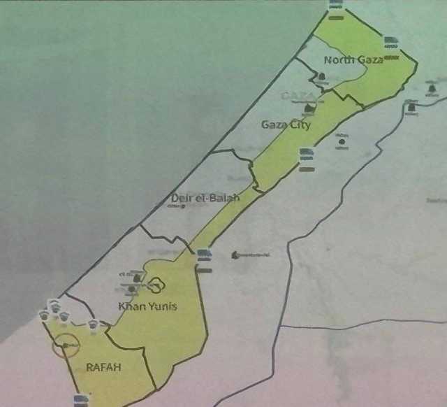 خطة لتقسيم قطاع غزة إلى منطقتين