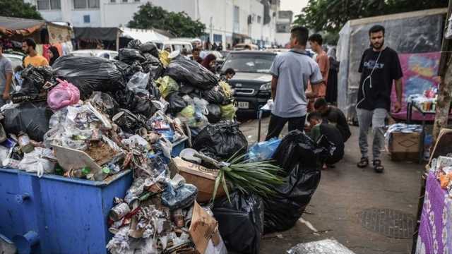 الأونروا: تراكم النفايات في غزة يعرض حياة الناس للخطر