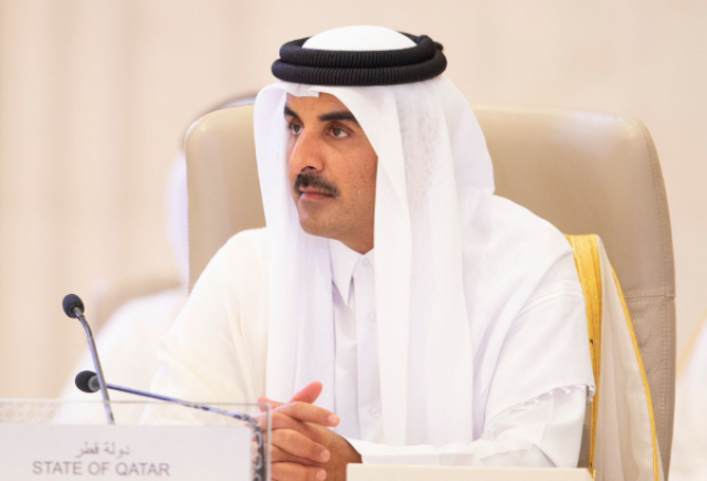 أمير قطر يندد بـ مواصلة خرق وقف إطلاق النار في غزة