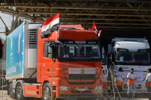الهلال الأحمر المصري: يمكن إدخال شاحنات مساعدات الأيام المقبلة إلى غزة