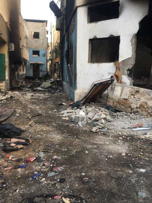 مخلفاً دماراً كبيراً .. جيش الاحتلال ينسحب من مخيم الفارعة