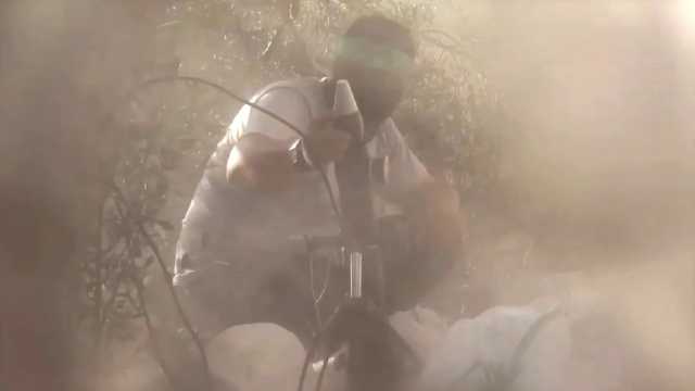 قوة قسامية تغير على مقر لقيادة الاحتلال في رفح