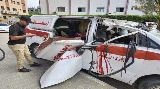 الاحتلال يقر بإطلاق النار على سيارات إسعاف في غزة