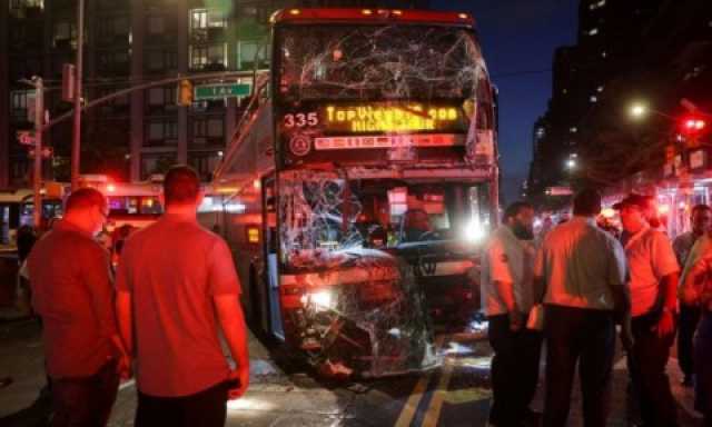 أكثر من 80 جريحا في تصادم حافلة بولاية نيويورك الأمريكية