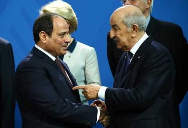 السيسي يهاتف تبون ويبحث معه هذه الملفات”