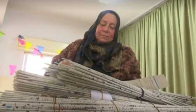 الأردنية عنود.. الفن وحب حماية البيئة بين أوراق الصحف