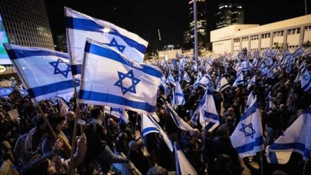 آلاف تظاهرون في إسرائيل قبل التصويت على التعديلات القضائية
