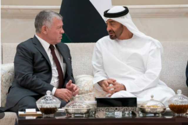 عاهل الأردن ورئيس الإمارات يبحثان العلاقات الثنائية وقضايا دولية في مقدمتها القضية الفلسطينية