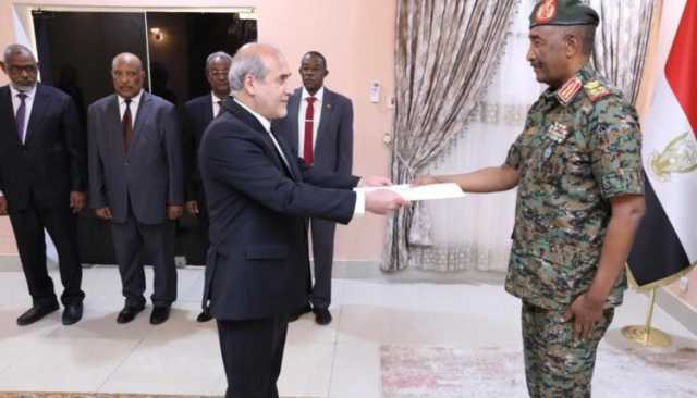 البرهان يتسلم رسميا اوراق إعتماد سفير ايران السودان