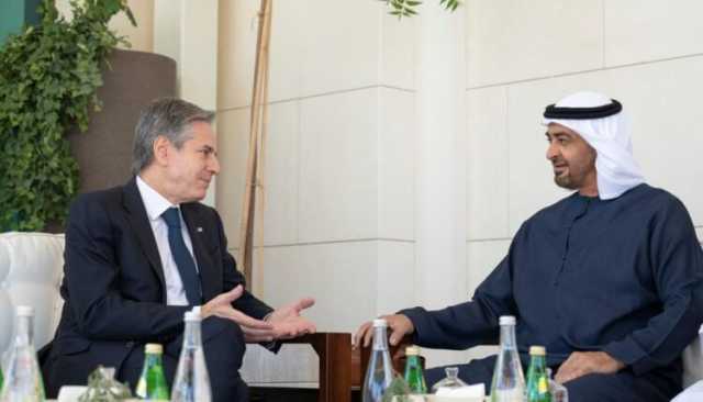 تفاصيل لقاء بين بلينكن وبن زايد عن السودان
