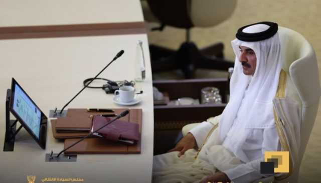 أمير قطر يغادر قمة بغداد دون القاء خطابه