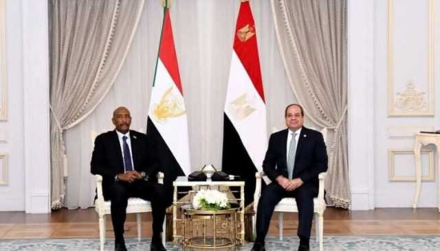 الرئاسة المصرية تصدر بيانا حول لقاء السيسي والبرهان في القاهرة