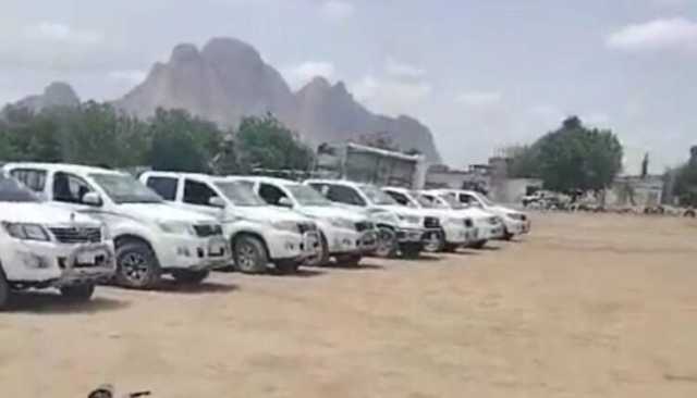 ضبط سيارات منهوية وأسلحة متنوعة ومخدرات في إحدى مدن السودان