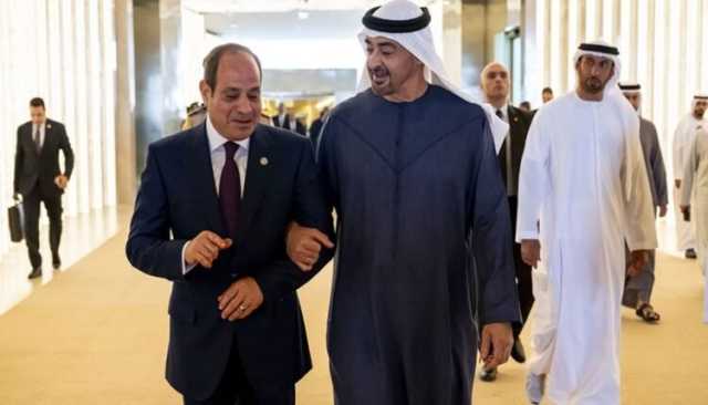الرئيس الإماراتي يصل مصر