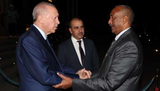 البرهان يبعث رسالة الى أردوغان بعد تحطم طائرة تركية عسكرية