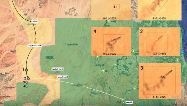 متعقب للقصف الجوي يكشف تنفيذ الجيش السوداني ضربات جوية قوية دمرت امدادات عسكرية لقوات الدعم السريع فادمة من الإمارات