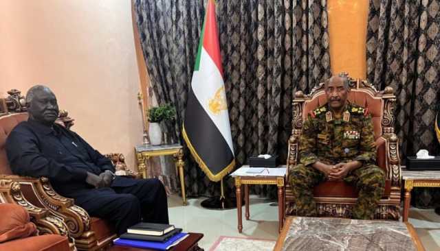 مجلس السيادة السوداني يكذب خبر سفر البرهان إلى جدة بنشر عن لقائه مالك عقار ببورتسودان
