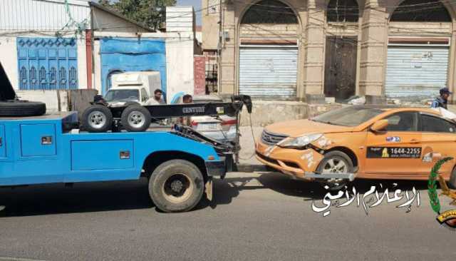 مرور الأمانة ينفذ حملة لإزالة العشوائيات ومسببات الازدحام