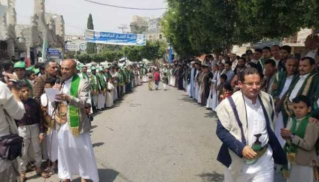 أبناء حجة ينظمون وقفات شعبية احتفاءً بالمولد النبوي ومباركة لخطاب السيد القائد