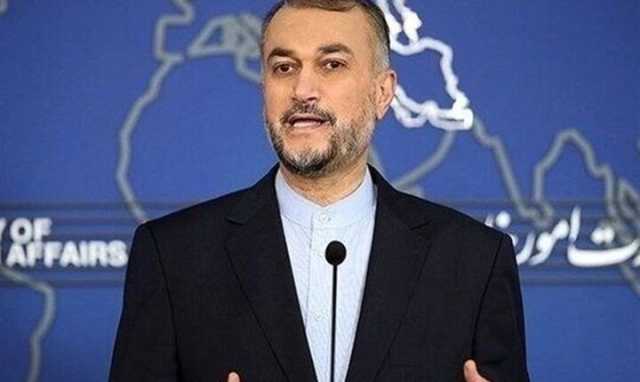 أمير عبداللهيان: دفاع اليمن عن نساء وأطفال غزة ومواجهة الإبادة الجماعية التي يرتكبها العدو الصهيوني جدير بالإشادة