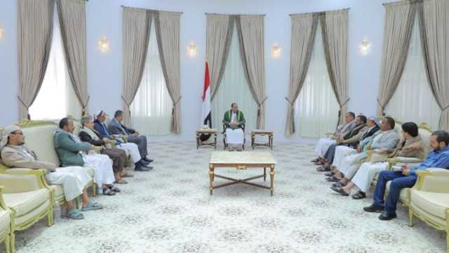 أشاد بالخروح المليوني للشعب اليمني .. الرئيس المشاط يلتقي اللجنة المركزية للحملة الوطنية لنصرة الأقصى