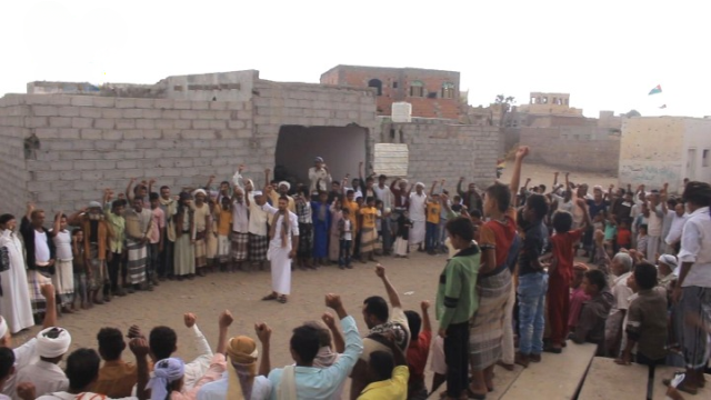 وقفات حاشدة بمحافظة الحديدة تضامنا مع غزة وتنديدا بجرائم العدوان الصهيوني الأمريكي بحق الشعب الفلسطيني