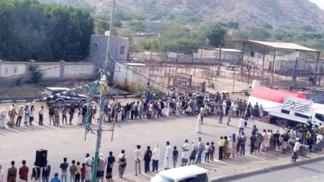 أبناء باجل يعلنون النفير لمواجهة العدوان الأمريكي البريطاني