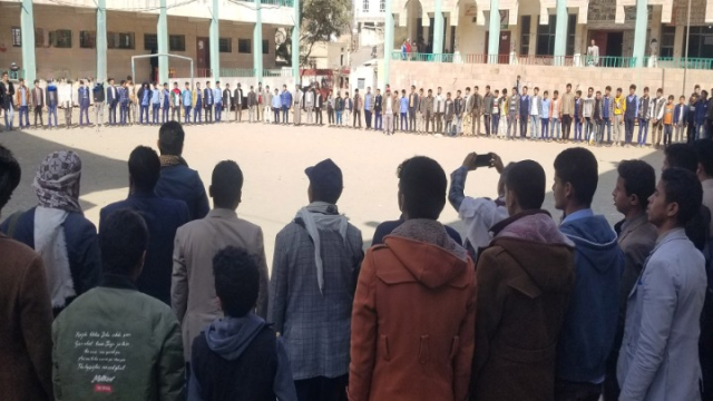 وقفة في حجة نصرة للأقصى وتنديداً بالتصعيد الأمريكي في البحر الأحمر