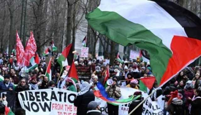مظاهرات في مدن أوروبية وعربية تنديدا بالعدوان الصهيوني على غزة
