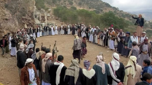 وقفتان وفعالية خطابية بذكرى الشهيد القائد في مديرية مزهر بريمة
