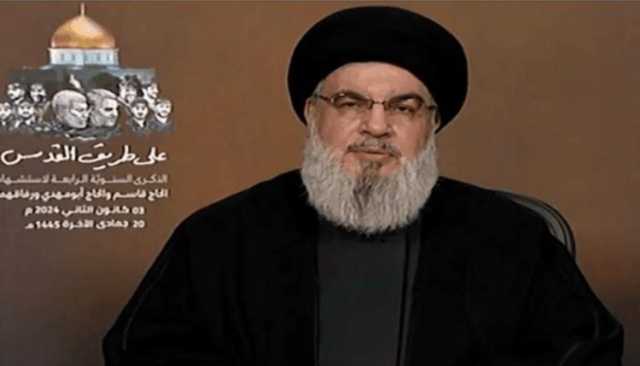منذ بدء طوفان الأقصى… اقوى تحذير من السيد نصر الله للصهاينة