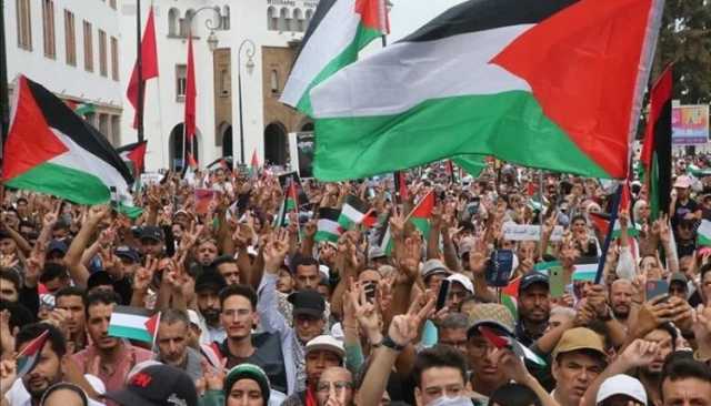 مظاهرات في عدة مدن مغربية دعماً لغزة ومطالبة بإيقاف العدوان الصهيوني على القطاع