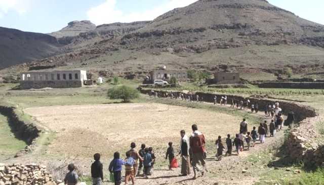 مسير لطلاب مدرسة الإمام الحسين في بني بهلول بمناسبة الذكرى السنوية للصرخة ودعما للمقاومة الفلسطينية