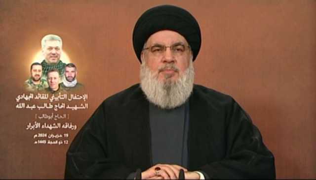 السيد نصر الله: تصريحات البنتاغون والخارجية الأمريكية تؤكد الفشل الأمريكي في صد العمليات المستهدفة للسفن في البحر الأحمر