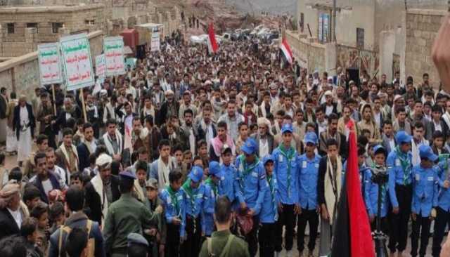 بالصور.. أبناء حجة يخرجون في مسيرات حاشدة تحت شعار “لا عزة لشعوب الأمة دون الانتصار لغزة”