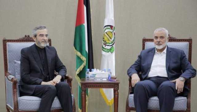 إسماعيل هنية ووزير الخارجية الإيراني يبحثان مستجدات القضية الفلسطينية و “طوفان الأقصى”
